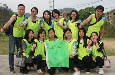 Go out for spring outdoor training