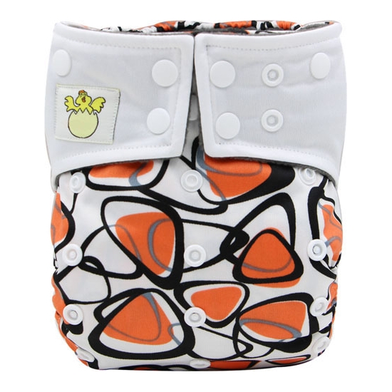 Colorful Nonwoven Fabric Prefold Cloth Diaper